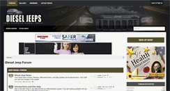 Desktop Screenshot of dieseljeeps.com